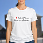 T-shirt I love saint-père-marc-en-poulet
