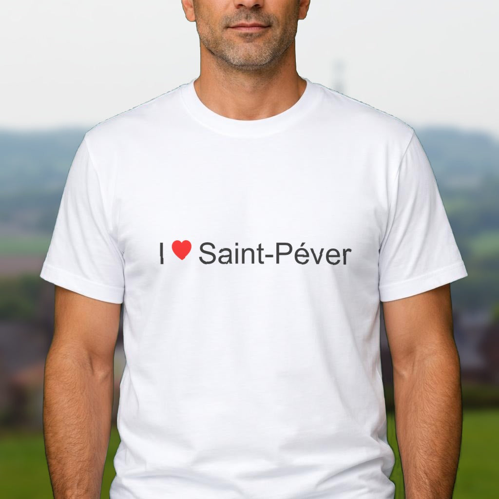 T-shirt I love saint-péver
