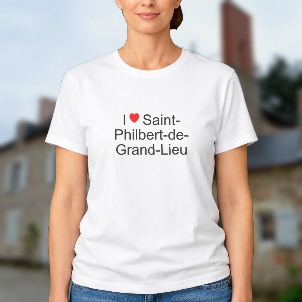 T-shirt I love saint-philbert-de-grand-lieu