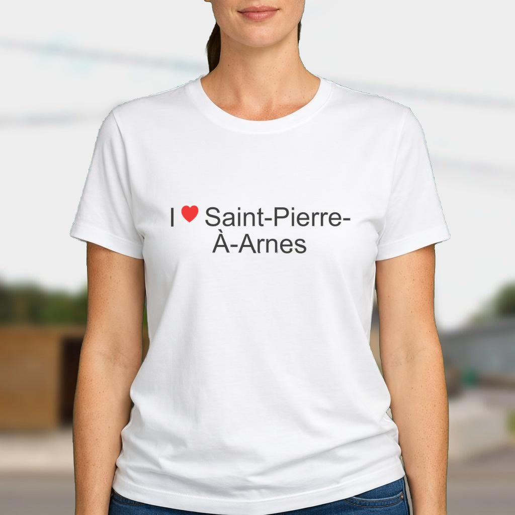T-shirt I love saint-pierre-à-arnes