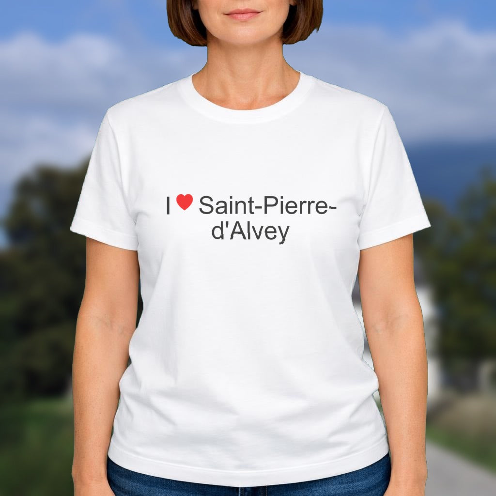 T-shirt I love saint-pierre-d'alvey