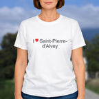 T-shirt I love saint-pierre-d'alvey