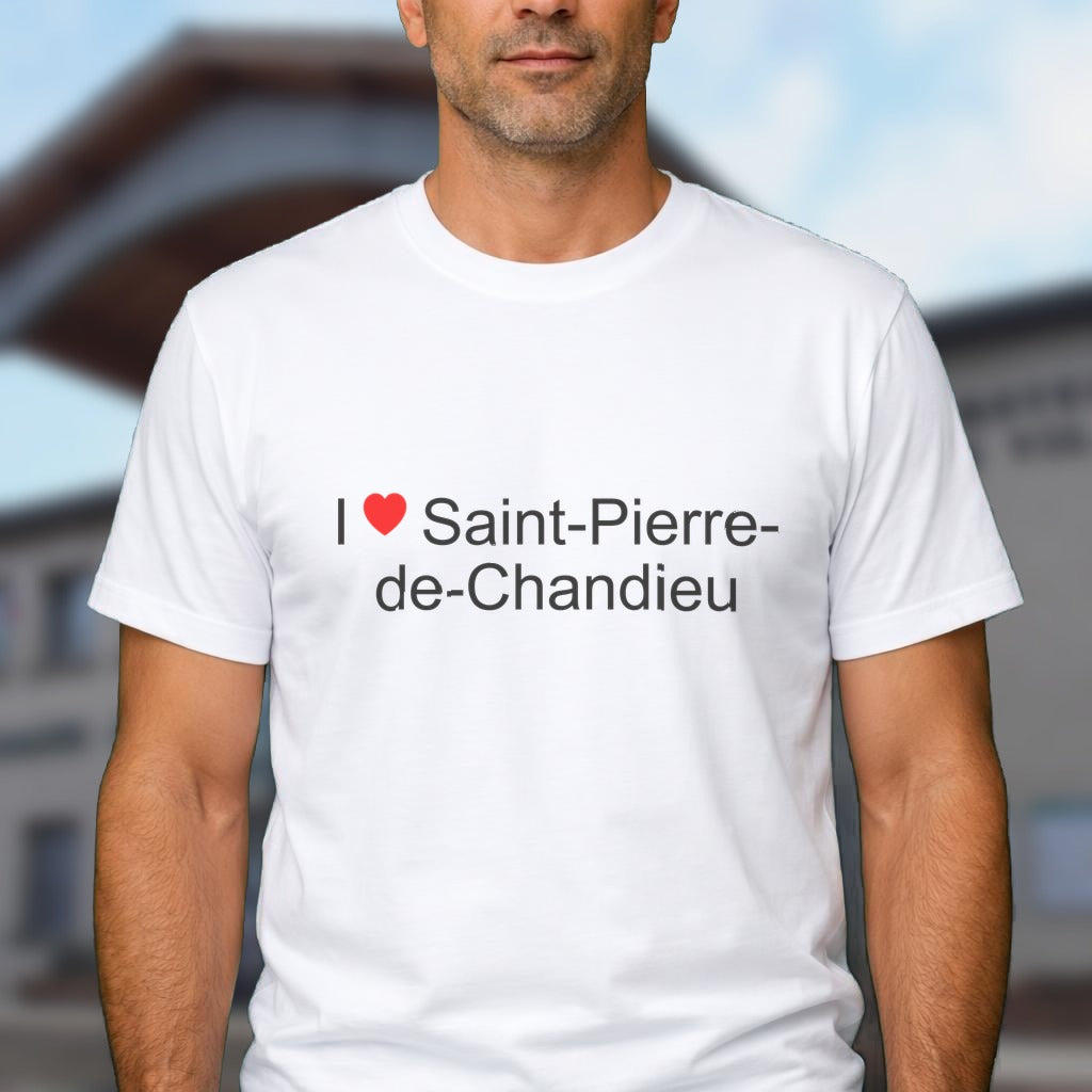 T-shirt I love saint-pierre-de-chandieu
