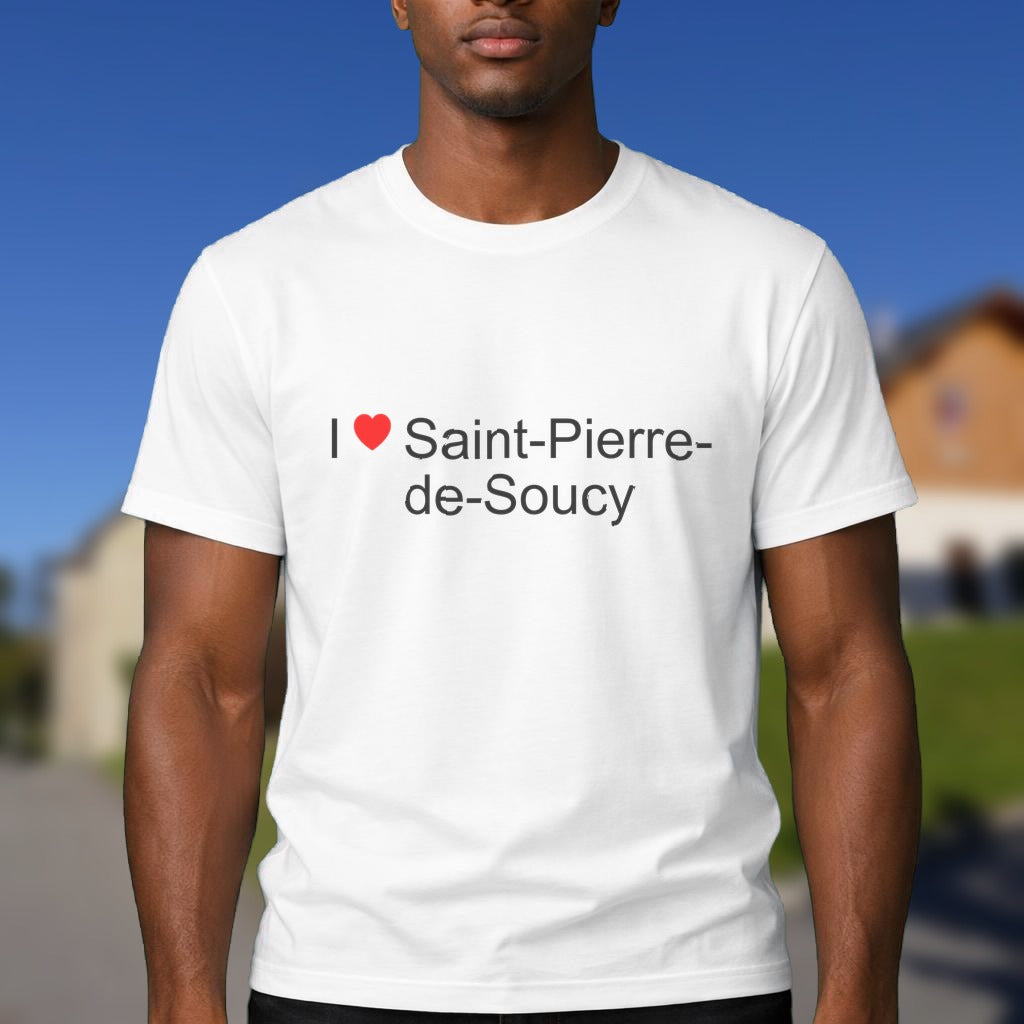 T-shirt I love saint-pierre-de-soucy