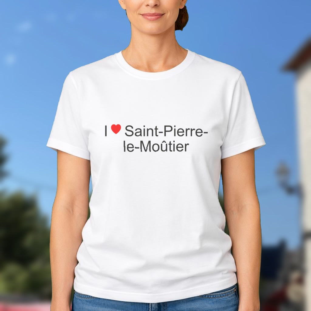 T-shirt I love saint-pierre-le-moûtier