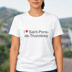 T-shirt I love saint-pons-de-thomières