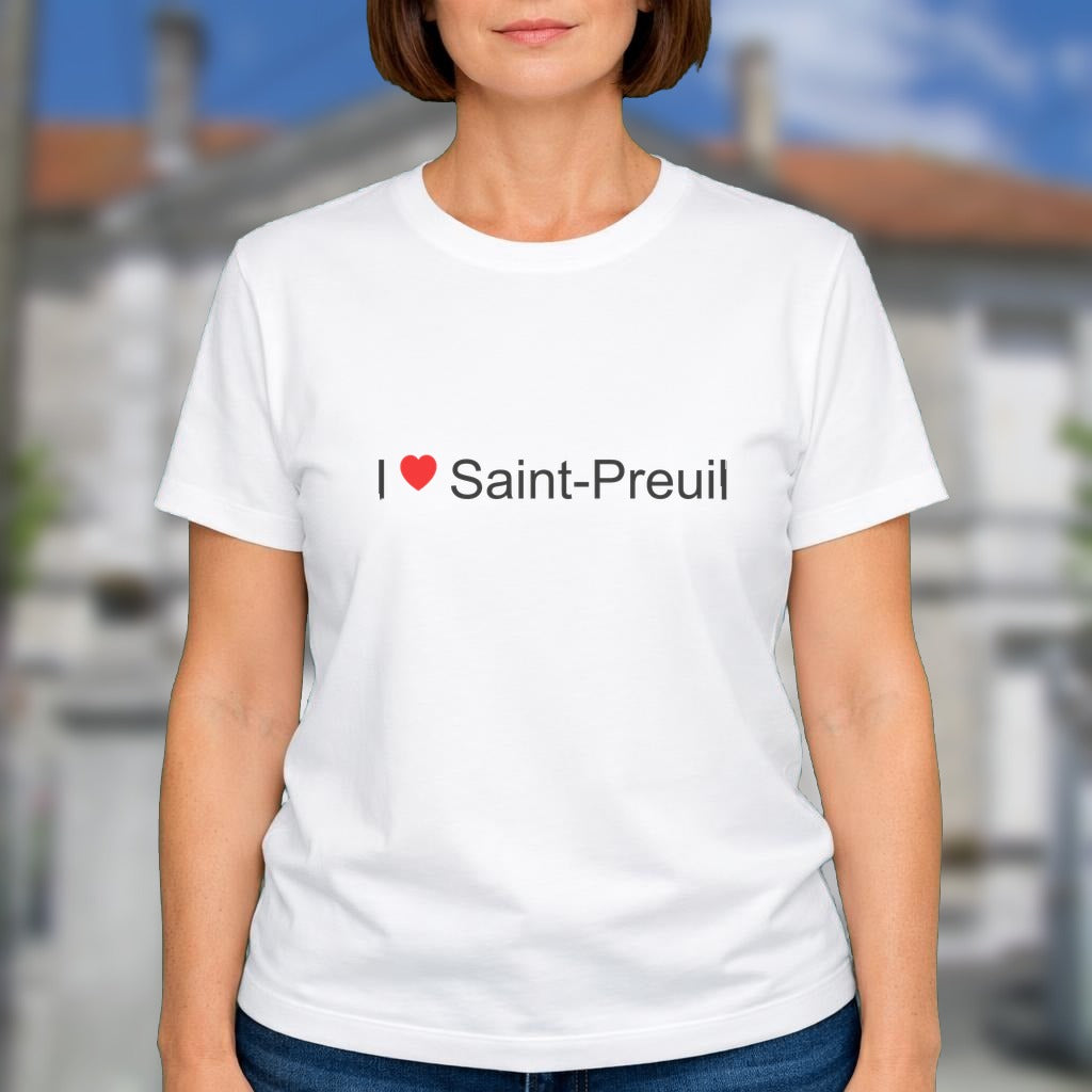T-shirt I love saint-preuil