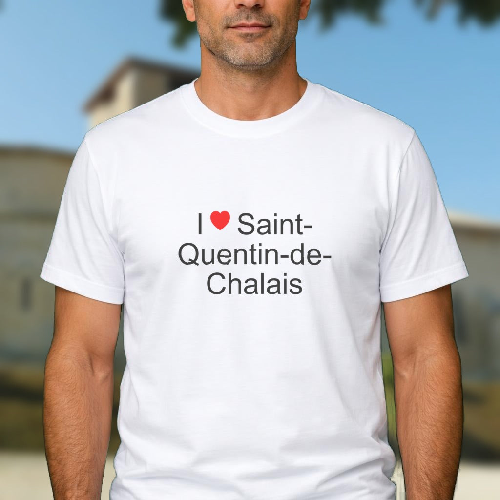 T-shirt I love saint-quentin-de-chalais