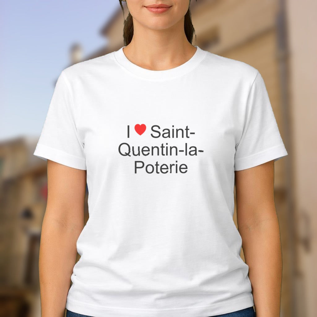 T-shirt I love saint-quentin-la-poterie