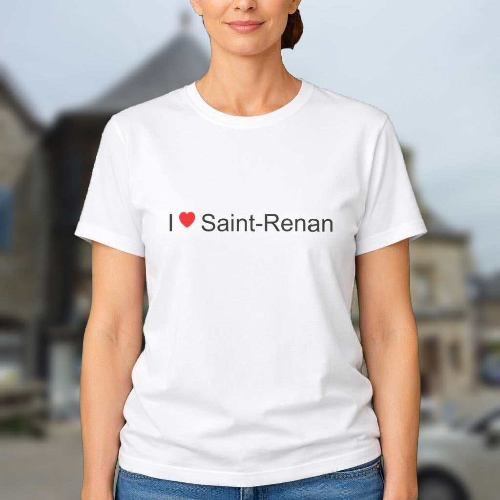 T-shirt I love saint-renan