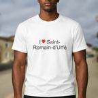 T-shirt I love saint-romain-d'urfé