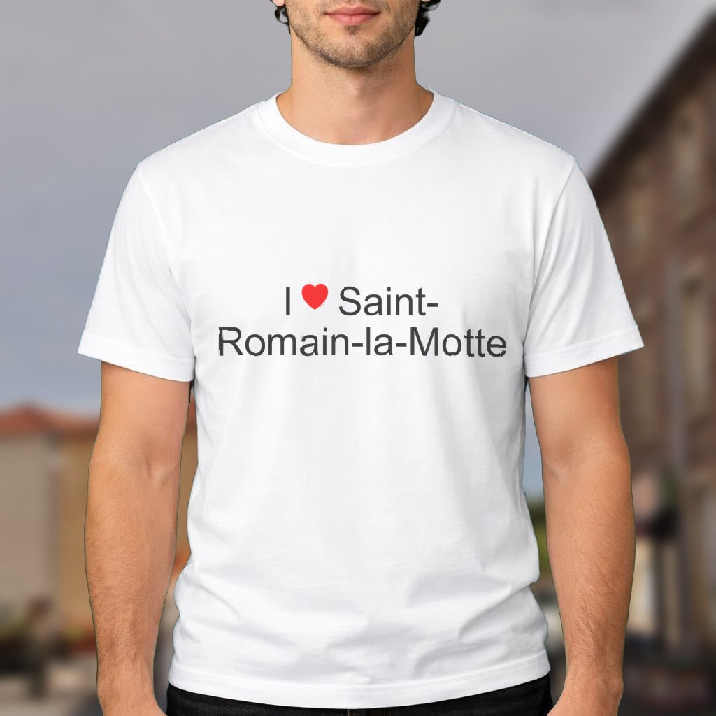 T-shirt I love saint-romain-la-motte