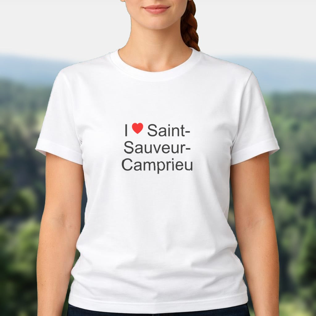 T-shirt I love saint-sauveur-camprieu