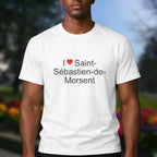 T-shirt I love saint-sébastien-de-morsent