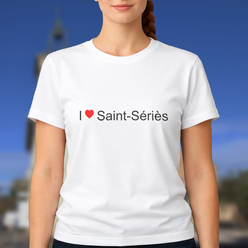 T-shirt I love saint-sériès