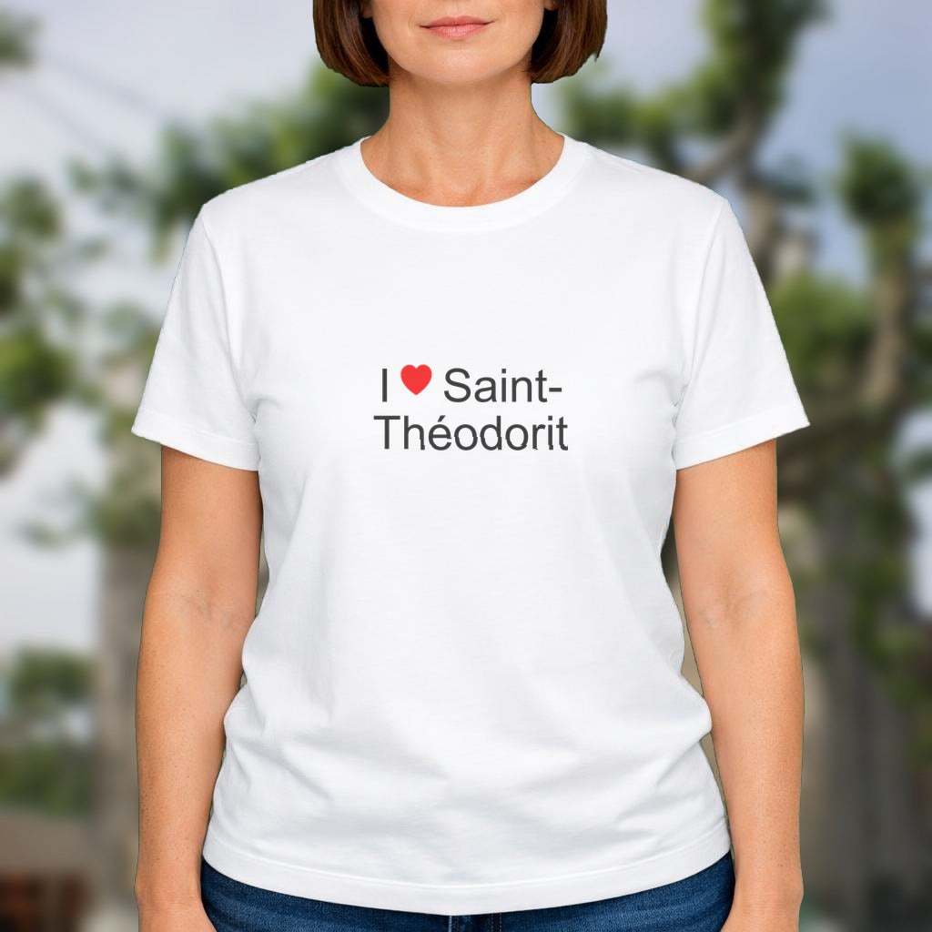T-shirt I love saint-théodorit