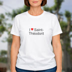 T-shirt I love saint-théodorit