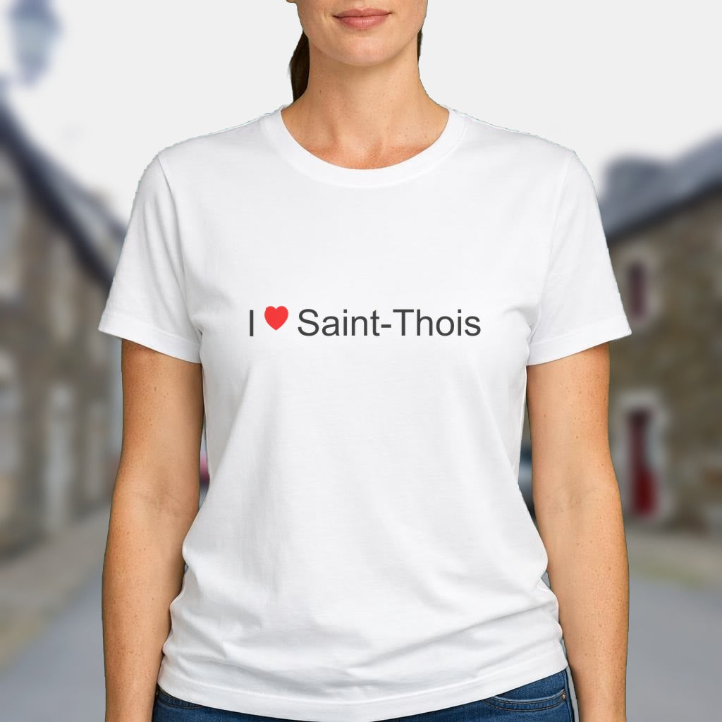 T-shirt I love saint-thois