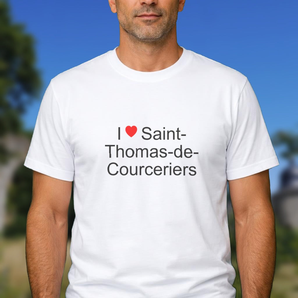 T-shirt I love saint-thomas-de-courceriers