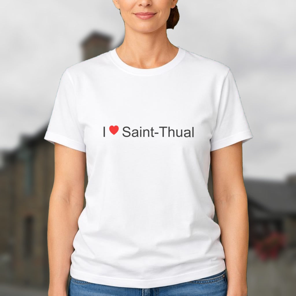 T-shirt I love saint-thual