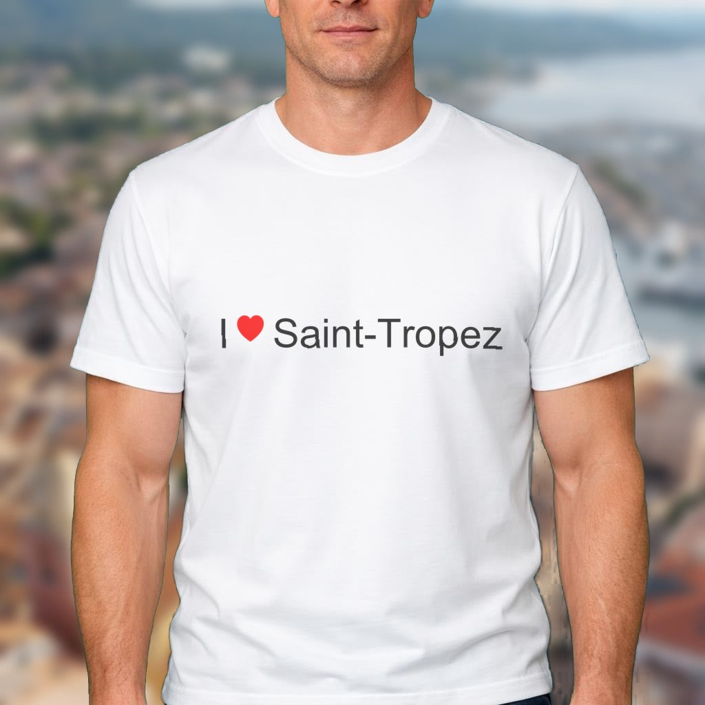 T-shirt I love saint-tropez