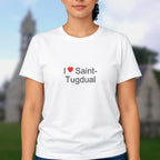 T-shirt I love saint-tugdual