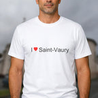 T-shirt I love saint-vaury