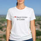 T-shirt I love saint-victor-la-coste