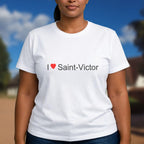 T-shirt I love saint-victor