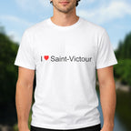 T-shirt I love saint-victour
