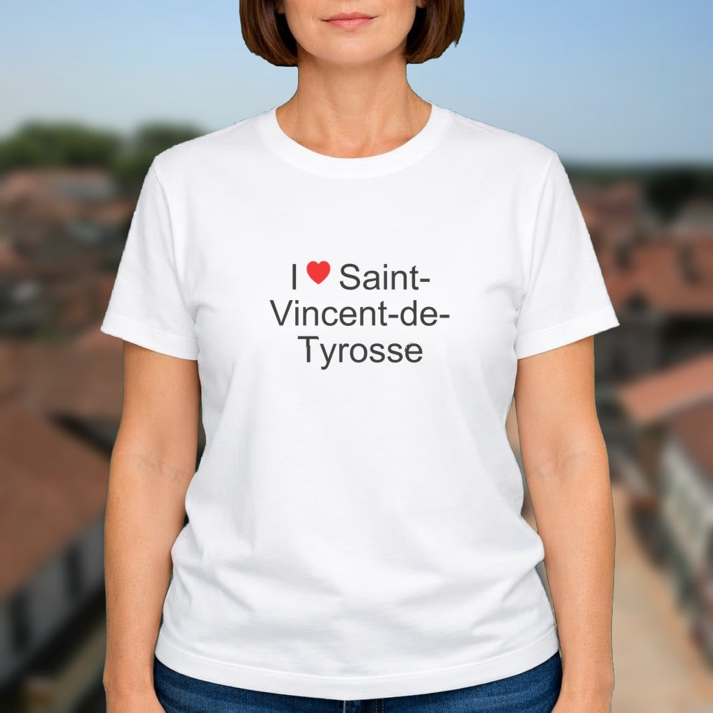 T-shirt I love saint-vincent-de-tyrosse