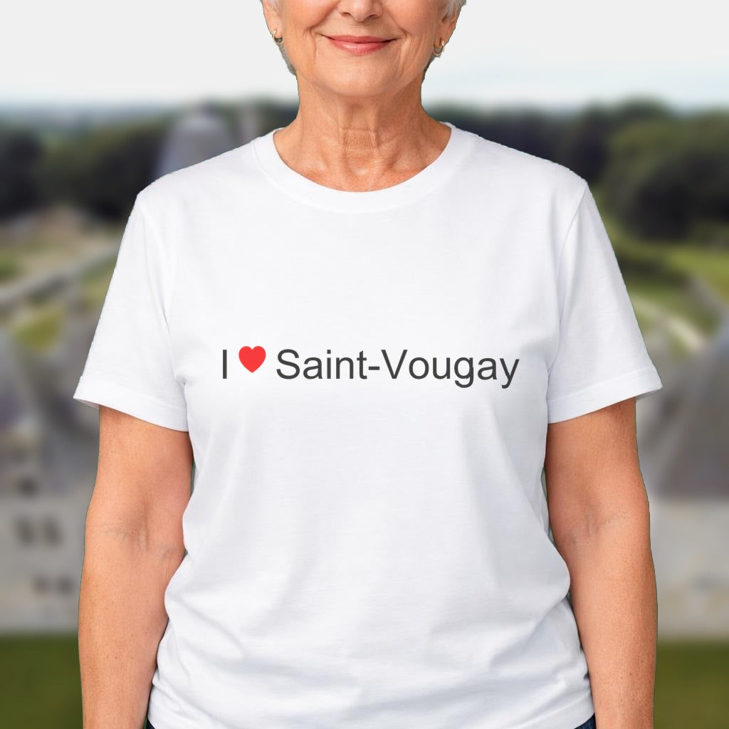 T-shirt I love saint-vougay