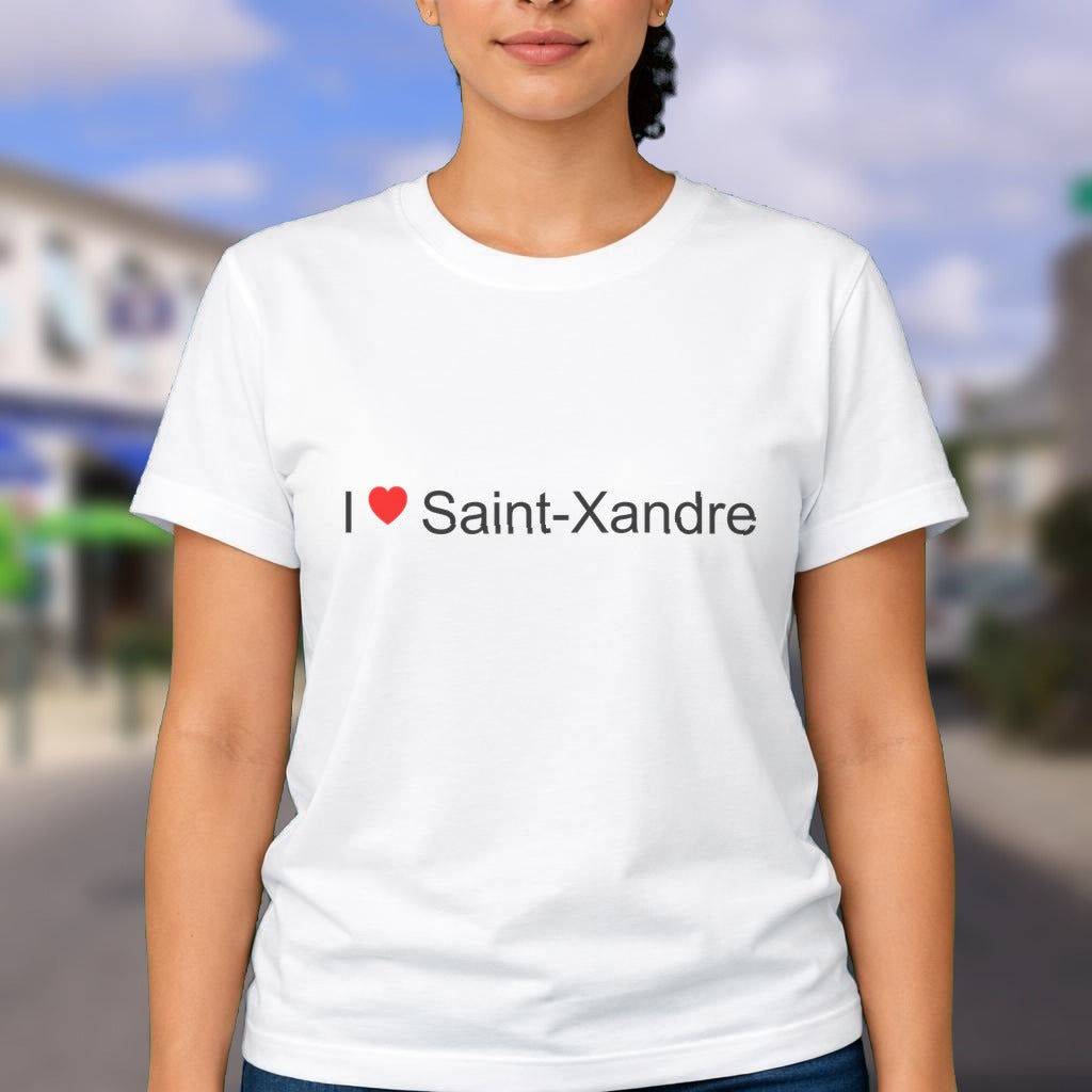 T-shirt I love saint-xandre
