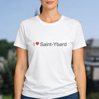 T-shirt I love saint-ybard