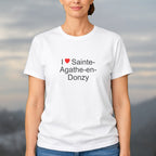 T-shirt I love sainte-agathe-en-donzy