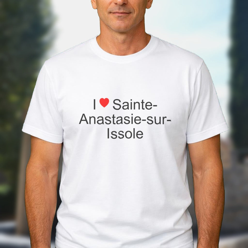 T-shirt I love sainte-anastasie-sur-issole