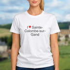 T-shirt I love sainte-colombe-sur-gand