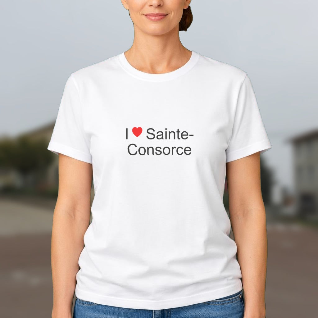 T-shirt I love sainte-consorce