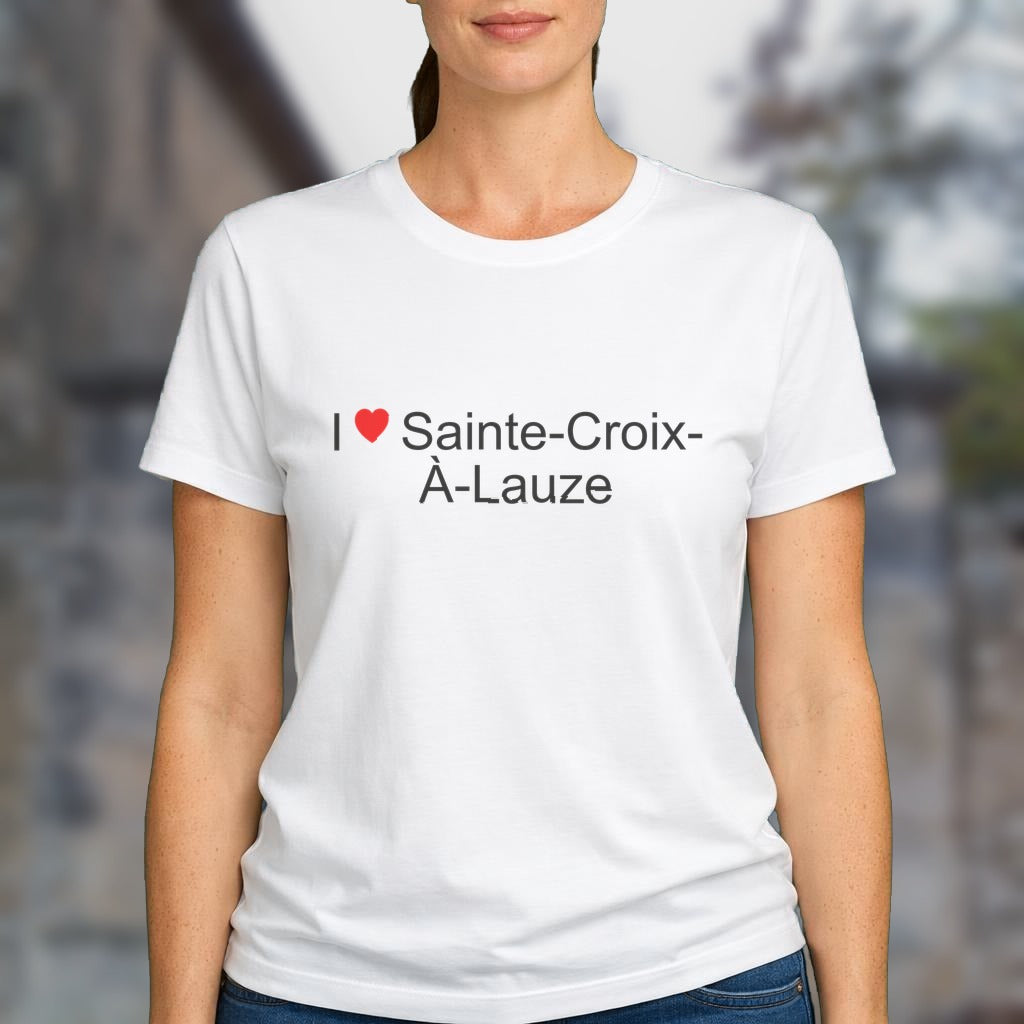 T-shirt I love sainte-croix-à-lauze