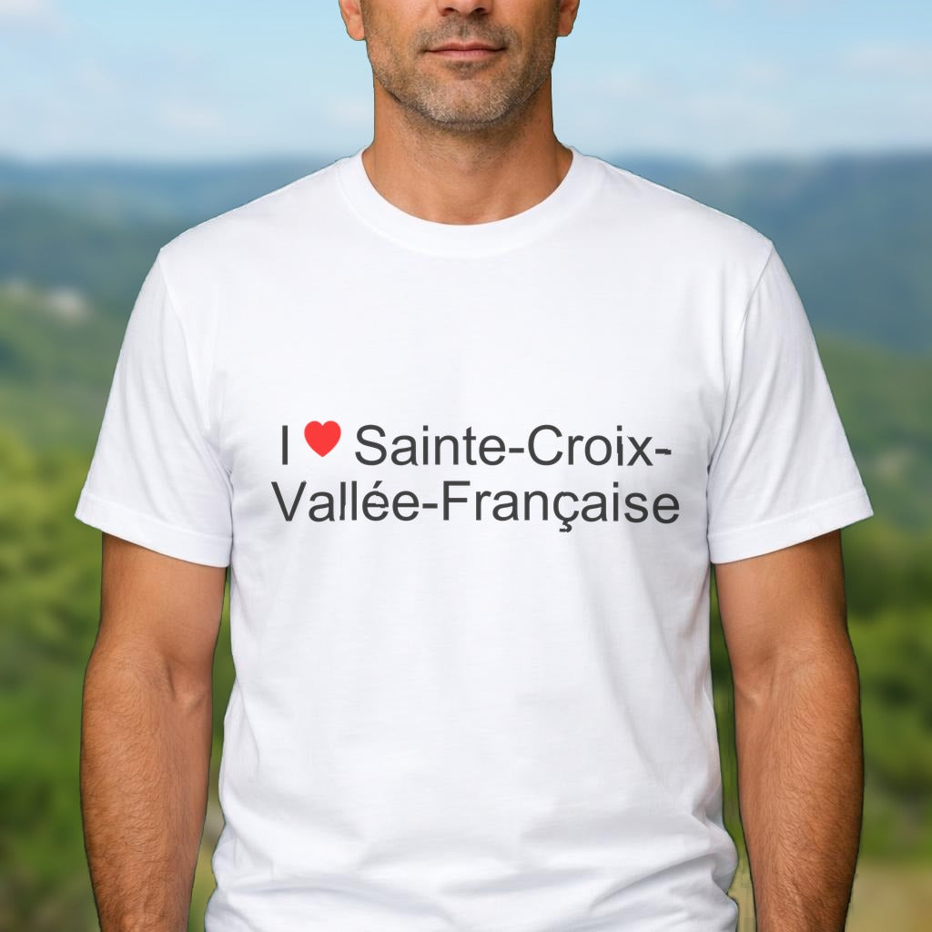 T-shirt I love sainte-croix-vallée-française