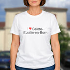 T-shirt I love sainte-eulalie-en-born