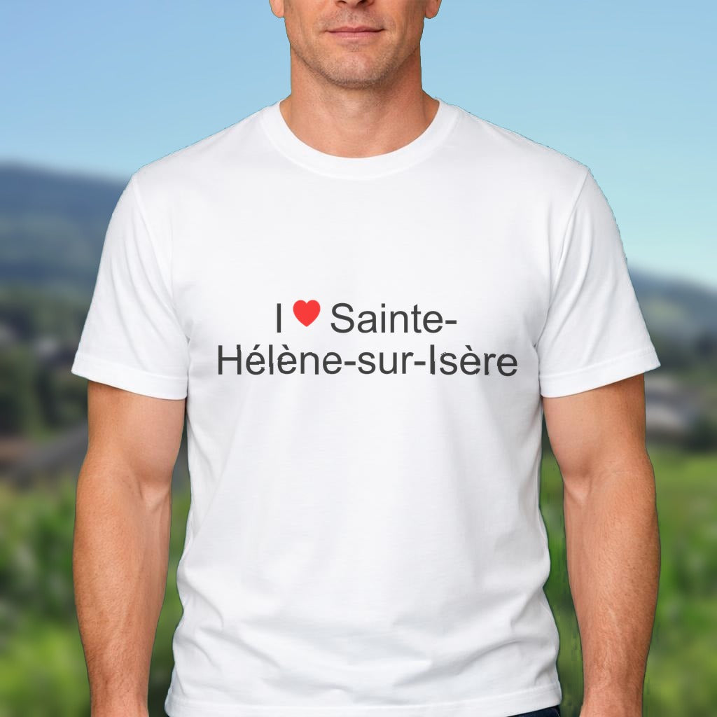 T-shirt I love sainte-hélène-sur-isère