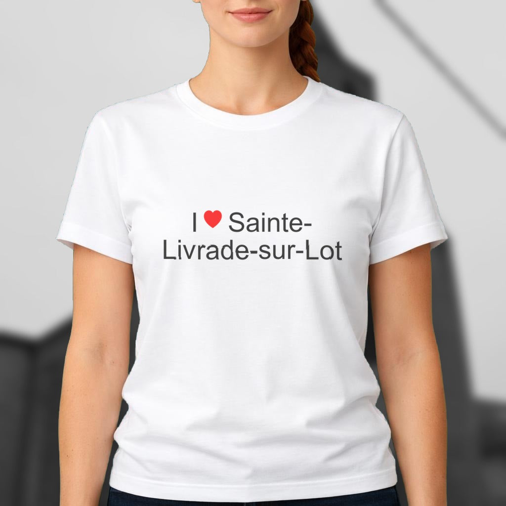 T-shirt I love sainte-livrade-sur-lot