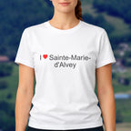 T-shirt I love sainte-marie-d'alvey
