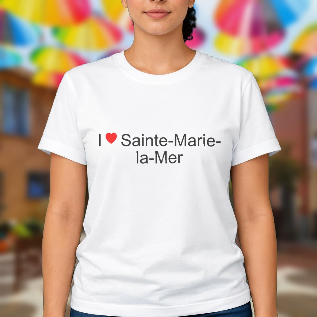 T-shirt I love sainte-marie-la-mer