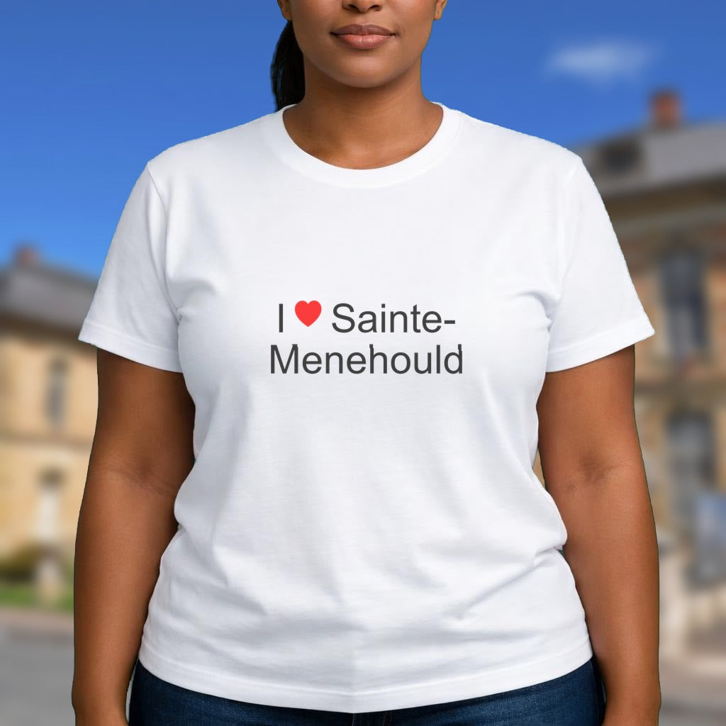 T-shirt I love sainte-menehould