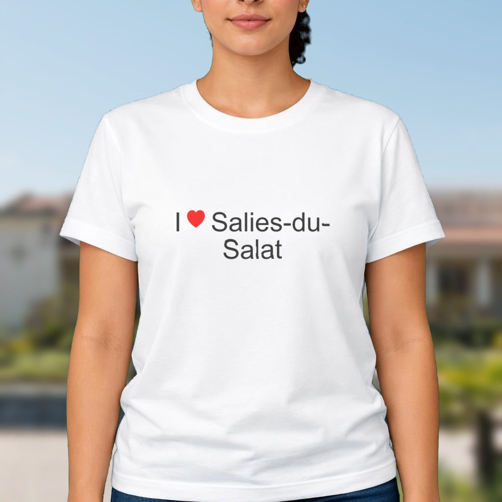 T-shirt I love salies-du-salat