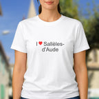 T-shirt I love sallèles-d'aude