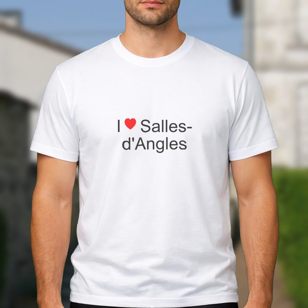 T-shirt I love salles-d'angles