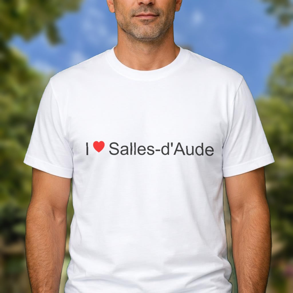 T-shirt I love salles-d'aude